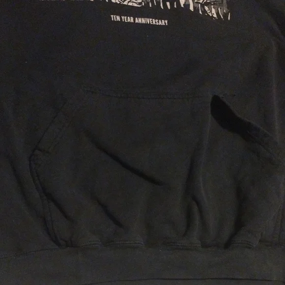 Black Graphic Hoodie "MC Chris Is Dead" Ten Year Anniversary - Picture 6 of 7